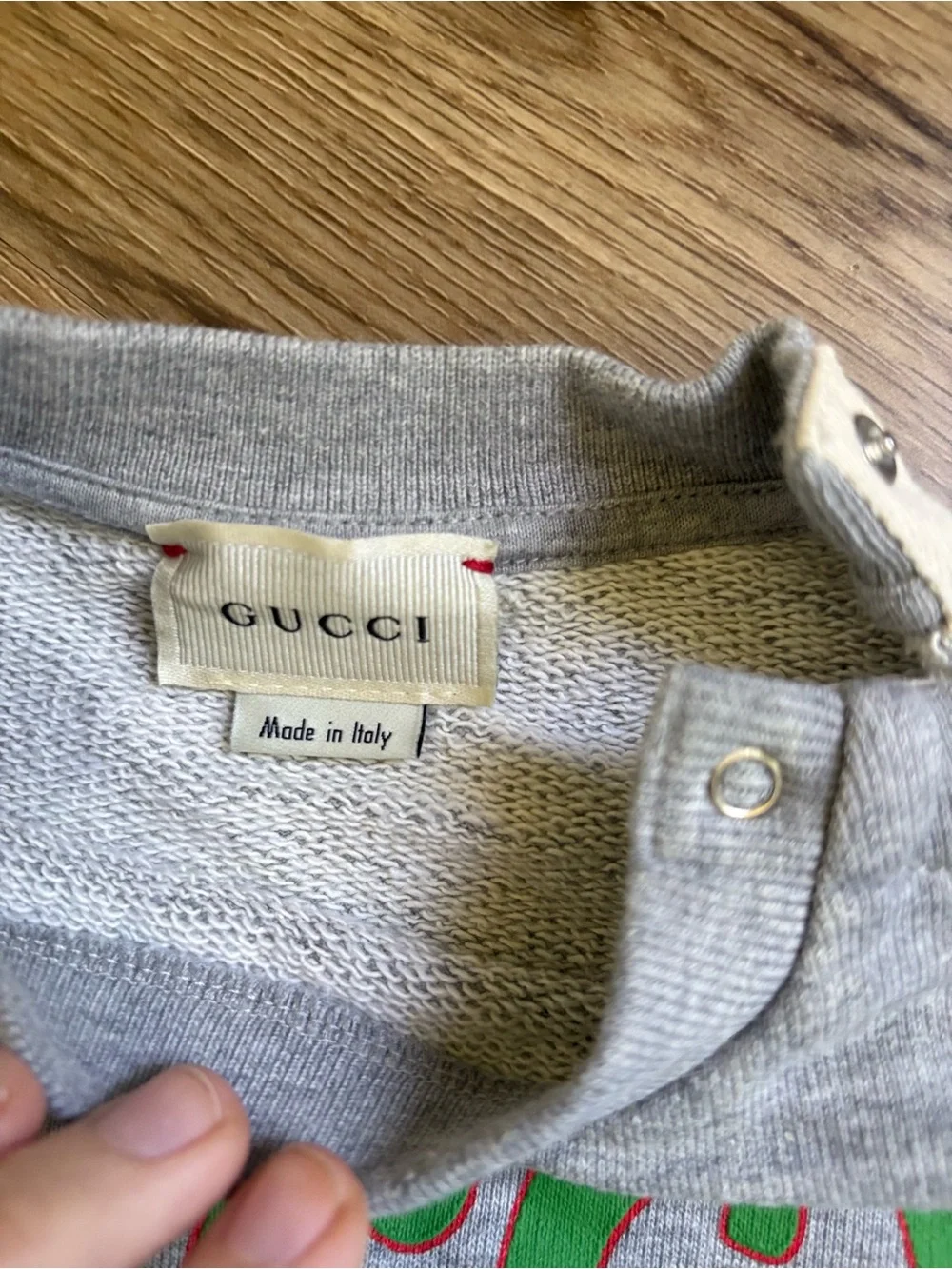 Guccy Space Invasion Grey baby Sweatshirt